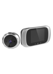 2.8 Inch LCD Color Screen Digital Doorbell 90 Degree Door Eye Electronic Doorbell Peephole Camera Viewer Outdoor Doorbell
