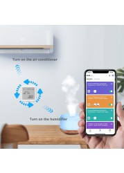 Awapow Tuya Smart ZigBee 3.0 Temperature and Humidity Sensor Indoor Hygrometer Thermometer Support Alexa Google Home Smart Life