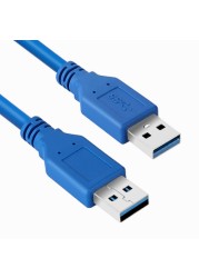 USB 3.0 كابل بيانات كابل يو اس بي عالية السرعة وذكر إلى كابل موصل ذكر 0.6 M AM/AM تمديد كابل