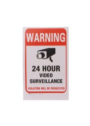 10pcs/lot Waterproof PVC CCTV Video Surveillance Security Sticker Warning Signs Dropshipping