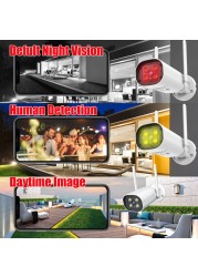 Wifi IP Camera Security Outdoor Video Surveillance Camera Wifi CCTV Wireless Audio Outdoor Indoor Camera Woterproof HD 3MP 5MP