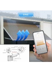Tuya 2022New Garage Door Opener 433Mhz Remote Control WiFi Switch Smart Home Google Home Alexa Automation Voice Control