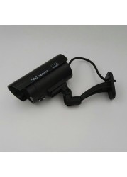 Home Waterproof Hotels Office Shops Safety Parks LED Light Easy to Use Warning Simulation Camera