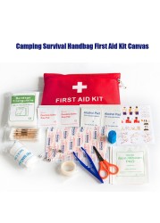 79pcs Self Adhesive Tapes Outdoor Camping Survival Handbag Multifunctional Elastic Bandage Home Emergency Kit First Aid