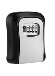 2022 Master Box Lock Wall Mounted Plastic Key Safe Weatherproof 4 Combination Key Box Locks For Indoor And Outdoor Use