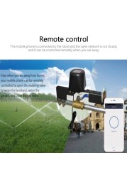 New Arrival Tuya WiFi/Zigbee Smart Control Valve For Water Gas Auto Shut Off Valve Works With Alexa Yandex Google Home