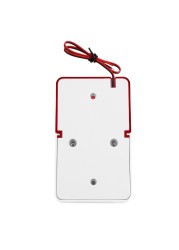 Security Flashing Farm Plastic Durable Wired Home Anti Theft Signal DC 12V Sound Alarm Light