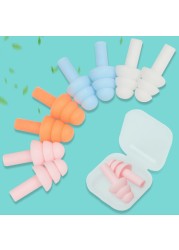 Hot Soft Foam Ear Plugs Sound Insulation Ear Protection Earplugs Anti-noise Sleeping Plugs For Travel Soft Foam Noise Reduction