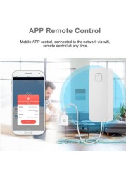 WiFi Water Leak Alarm Standalone Tuya Home Alarm Water Leak Sensor Flood Detector Security Alarm System Notification Phone