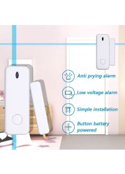 Door Window Sensor EV1527 Coding Mode RF 433mhz Wireless Door Lock Switch Home Accessories Burglar Security Alarm System