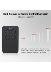 Garage Door Remote Control Duplicator 280MHz to 868MHz Multi Frequency Code Grabber Clone Gate Remote Control Garage Door Opener