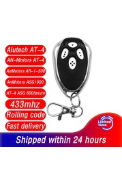 5pcs ANMotors Alutech AT-4 Remote Control 433.92MHz Rolling Code Garage Door Alutech AN-Motors AT-4 Remote 433MHz