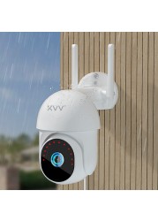 Xiaovv Outdoor PTZ Camera P6 IP Camera Indoor WiFi Monitor Night Vision Smart Home Security Video Camera Smart Home Monitoring