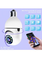 E27 Smart Surveillance 1080P PTZ Camera Wifi Motion Camera Auto Tracking Two Way Talking Full Color Night Vision CCTV Camera