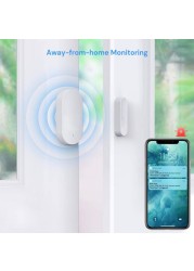 Tuya ZigBee Door Sensor Smart Home Open/Colsed Door Window Detectors 360° Security Alert System Support Google Home Alexa