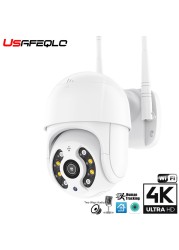 2022 8MP 4K Outdoor IP Camera H.265 WiFi Wireless PTZ Security Camera AI Auto Tracking Video Surveillance 5MP 3MP CCTV Camera