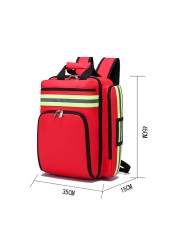 Emergency First Aid Rescue Backpack Civil Air Defense Earthquake Relief Bag Large Capacity Storage Rated Survival Kit