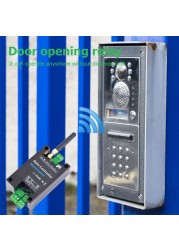 2G Wireless Door Access Gateway Remote Control Door Opener Relay Switch Opener By Free Call 850/900/1800/1900MHz EU US Plug