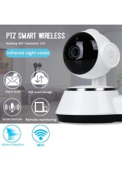 كاميرا IP لاسلكية أمن الوطن CCTV واي فاي كاميرا مراقبة داخلي الأشعة تحت الحمراء للرؤية الليلية رصد روبوت مراقبة الطفل كاميرات الفيديو