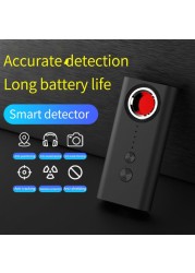 T1 Anti-Spy Hidden Camera Detector Portable Prevent Monitoring Wireless Signal Detector Car GPS Positioning Tracking Hotel Detection