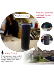 Garage Door Opener Smart Wifi Key Controller Works with Alexa Google Home EWeLink APP No Smart Home Hub Required