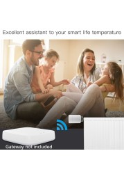 Tuya ZigBee 3.0 Smart Radiator Engine Programmable Thermal Radiator Valve Temperature Controller 2MQTT Setup with Alexa