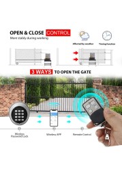 2022 750W Electric Sliding Gate Opener Kit AC Motor Gate Automatic Door Operators Heavy Duty Garage Door Opener Kit With