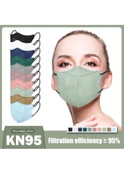 وافق CE FFP2 mascarillas Kn95 شهادة Mascarilla FFP2 المثلية إسبانيا Morandi الألوان FPP2 KN95 قابلة لإعادة الاستخدام قناع الوجه ثلاثية الأبعاد