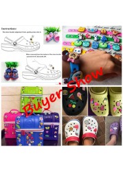 50pcs Cartoon Princess PVC Shoe Charms Shoe Accessories Garden Shoes Decoration for Croc Wristbands Jibz Girls Party X-mas Gift