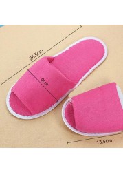 Men Cotton Travel Slippers Unisex Simple Travel Shoes Ideal for Hotels and Spa Portable Disposable Home Use 2020