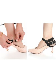 1Pair High Heels Bundle Shoelace Holding Loose Anti-skid Straps Women Lace Shoes Band Shoe Accessories
