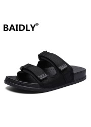 Summer Shoes Men Sandals Beach Slippers Men Breathable Mesh Casual Shoes Men Slippers Sandalias Zapatos Hombre