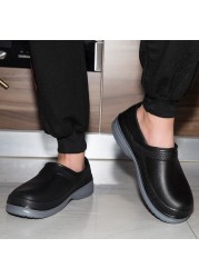 High Quality EVA Chef Shoes Non-slip Waterproof Oil-proof Kitchen Cook Flat Work Shoes Hotel Restaurant Clogs Men Multicolor