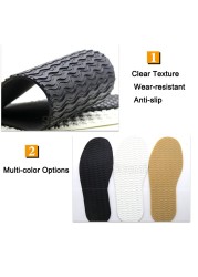 Sheet Of Rubber Soles For Shoe Making Replacement Insoles Insoles For High Heels Sneakers Sole Protector Shoe Insoles Men Shoes