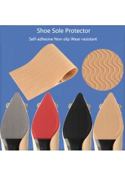 Non-slip Rubber Sole Protector for High Heels Self-adhesive Repair Board Shoe Care Tool Mat