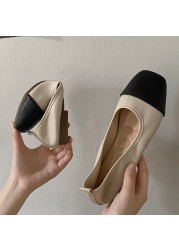 Sandra JRR New Promotion Patchwork Loafers Flat Heel Shoes Ballet Flats Women Casual Holiday Walking Shoes