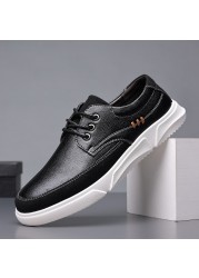 Casual Sneakers Men Fashion Trend Soft Sole Lace-up Mens Shoes Chaus Tufts Homme Mens Casual Shoes Zapato Hombre Soulier Homme