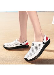 Men's sandals women's beach shoes lightweight breathable non-slip garden wading clogs shoes