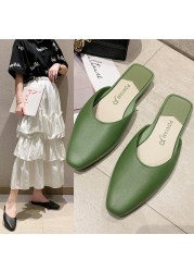 Chaussure Femme Shoes Woman Slides Outdoor Slippers Ladies Mules Zapatos De Mujer Sandals Claquette Plates Sandalias Muller