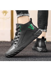 High-end fashion men's shoes casual shoes PU shoes men's outdoor sports shoes men's casual shoes