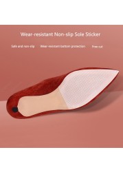 Shoe Sole Protector Sticker for Sneaker High Heel Shoe Repair Outsole Anti-slip Self-adhesive Soles Stickers Replacement Pad