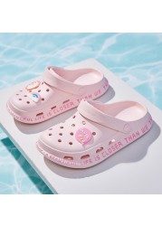 2021 new women sandals garden clogs for female eva slippers wild nurse hospital work sandals medical beauty salon lab