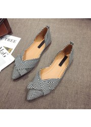 Fashion Flats For Women Shoes 2022 Boat Shoe Pointed Toe Casual Slip On New Stylish Woman Shoes Female Chaussure Femme Shoes