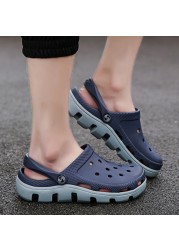 QUAOAR Men's Sandals Plastic Shoes Men Plus Size Summer Beach Shoes EVA Shoes for Men Men's Shoes