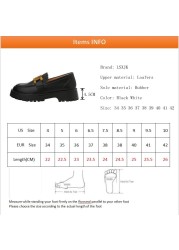 Classic Women Loafers Shoes Genuine Leather Spring 2022 Office Lady Daily Thick Soled Sneakers Trend Casual Girl Shoes Students