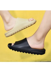 Home Slippers Summer Thick Platform Women 2022 Sandals Indoor Bathroom Anti-slip Slides Ladies Mens Shoes Mules Dropshipping