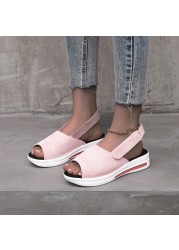 Foreign trade women's sandals in summer 2022, new style of thick-soled fish mouth shoes