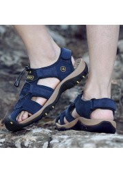 blank stock men sandals summer wear-resistant men sandals man sandals fashion sandals slippers plus size walking shoes