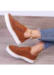 Women Loafers Platform Loafers Women's Shoes 2022 New Spring Summer Canvas Sports Suede Sneakers Plus Size Oxford Shoes