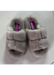 100% Genuine Mink Fur European Luxury Slippers Winter Indoor Slippers Women Slippers Women Slippers